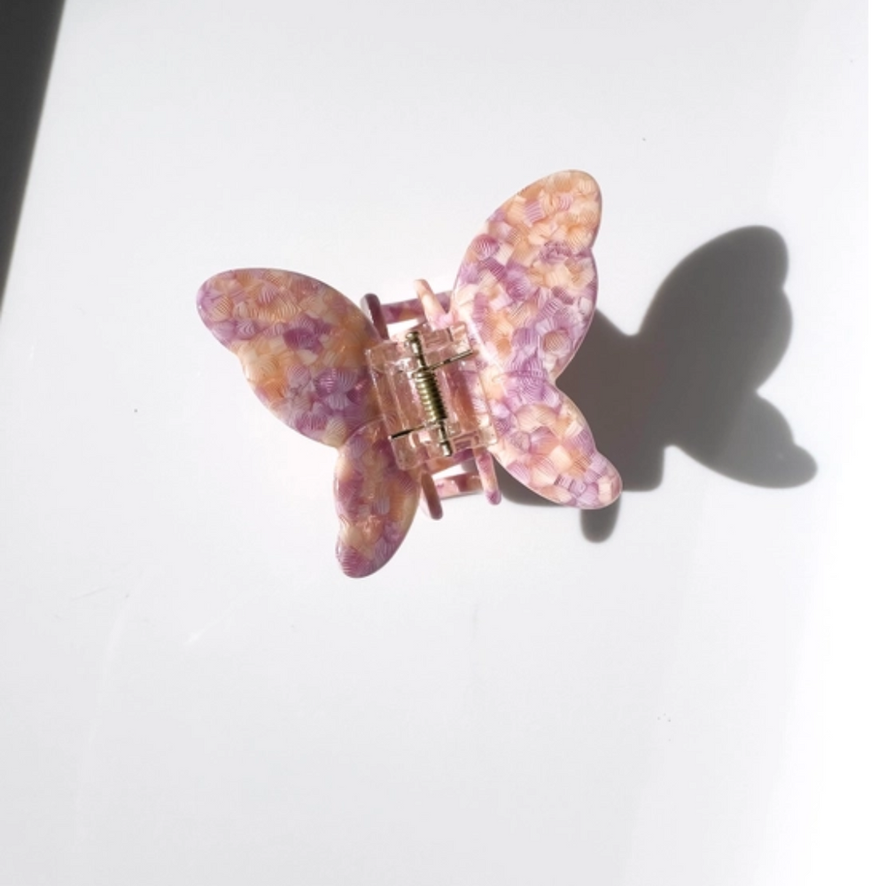 Butterfly Claw Clip | Pink Blossom