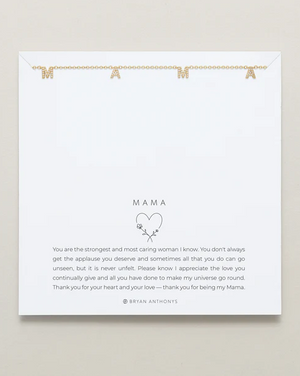 Mama Necklace | Gold