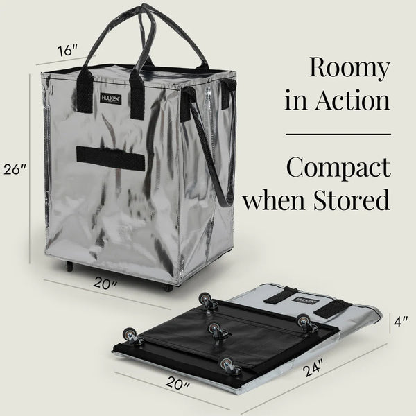 Hulken® Large Tote Bag | Silver – Fiddle Stix Boutique