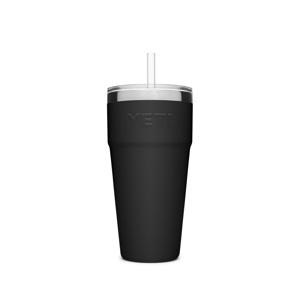 YETI Rambler 26oz Straw Cup: Black