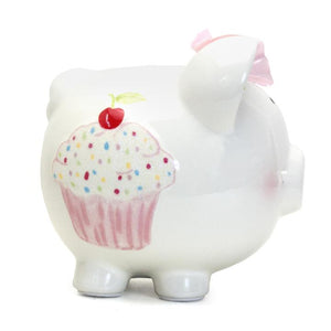 Sprinkle Cupcake Piggy Bank