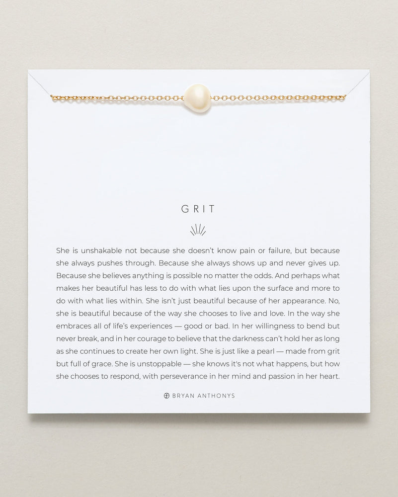 Grit Necklace | Gold