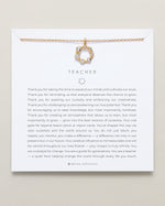 Teacher Necklace | Gold