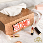 Wooden Mini Happy Everything!™ Rectangle Tissue Box