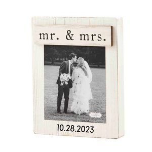 Mr. and Mrs. Magnetic Picture Frame
