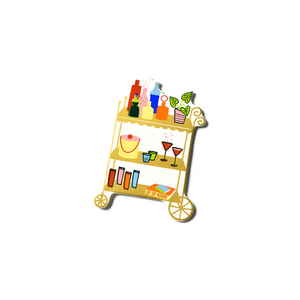 NEW Sip Sip Hooray Bar Cart Mini Attachment