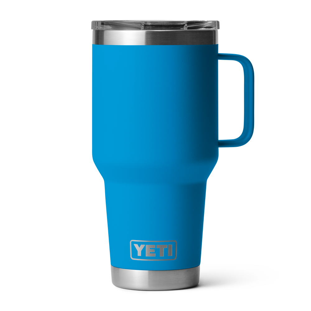 YETI Rambler 30oz Travel Mug: Big Wave Blue