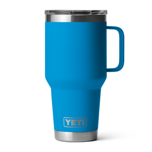YETI Rambler 30oz Travel Mug: Big Wave Blue