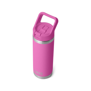 YETI Rambler 18oz Color Cap Bottle: Wildflower Fuchsia