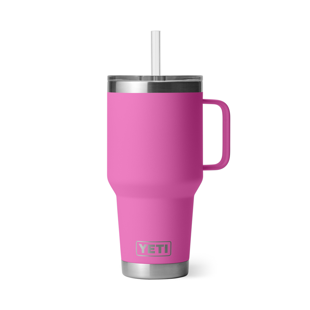 YETI Rambler 35oz Straw Mug: Wildflower Fuchsia