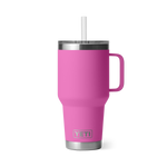 YETI Rambler 35oz Straw Mug: Wildflower Fuchsia