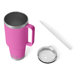 YETI Rambler 42oz Straw Mug: Wildflower Fuchsia