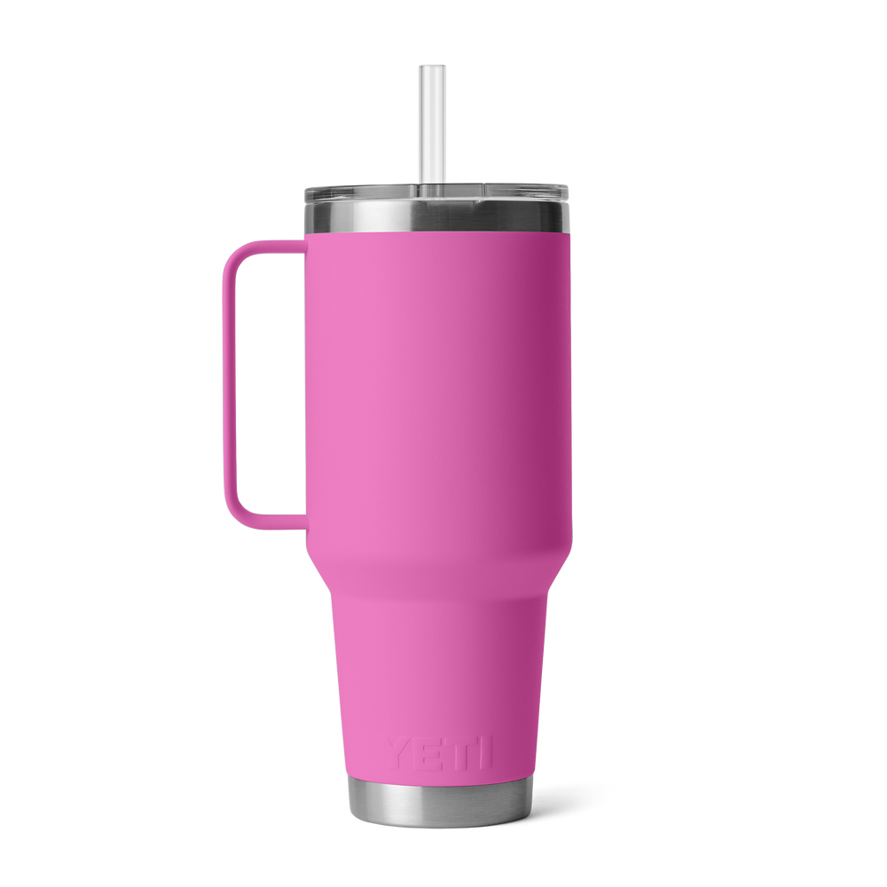 YETI Rambler 42oz Straw Mug: Wildflower Fuchsia