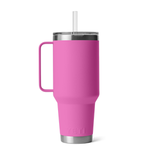 YETI Rambler 42oz Straw Mug: Wildflower Fuchsia