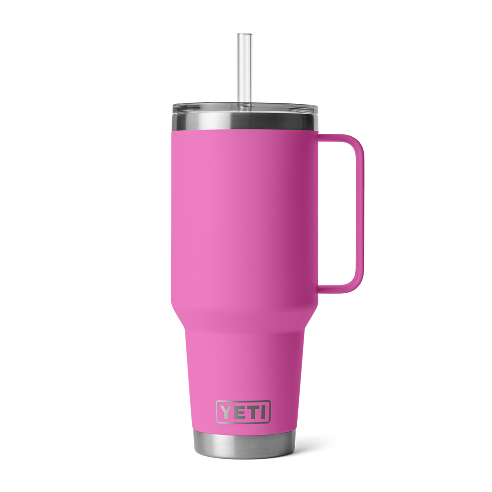 YETI Rambler 42oz Straw Mug: Wildflower Fuchsia