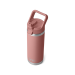 YETI Rambler 18oz Color Cap Bottle: Sandstone Pink