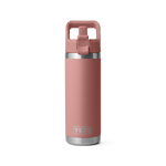 YETI Rambler 18oz Color Cap Bottle: Sandstone Pink