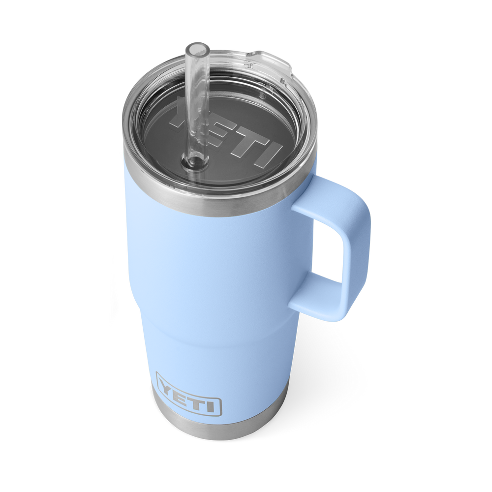 YETI Rambler 25oz Straw Mug: Big Sky Blue