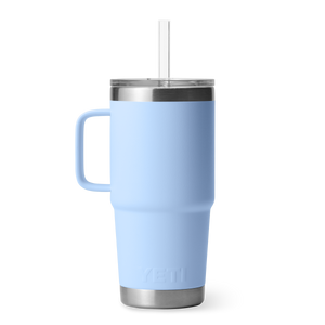 YETI Rambler 25oz Straw Mug: Big Sky Blue