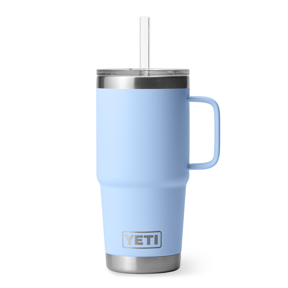 YETI Rambler 25oz Straw Mug: Big Sky Blue