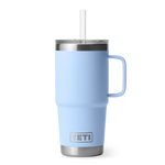 YETI Rambler 25oz Straw Mug: Big Sky Blue