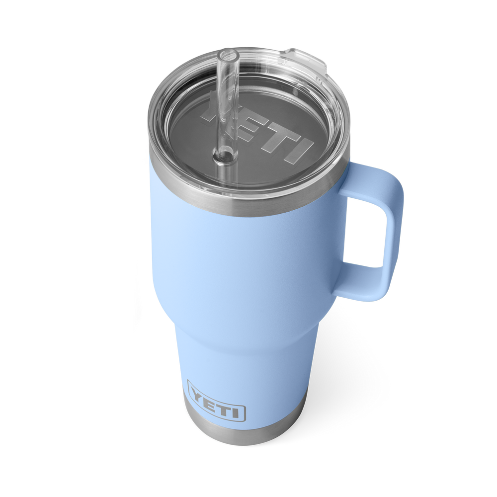 YETI Rambler 35oz Straw Mug: Big Sky Blue