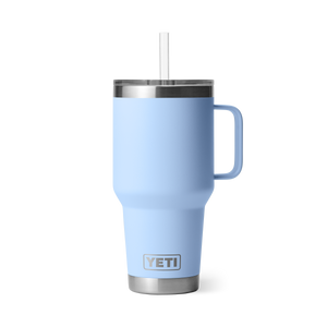 YETI Rambler 35oz Straw Mug: Big Sky Blue
