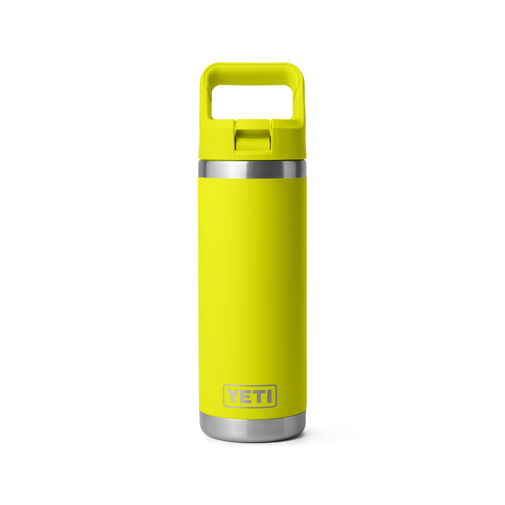 YETI Rambler 18oz Color Cap Bottle: Firefly Yellow