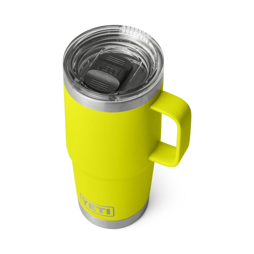 YETI Rambler 20oz Travel Mug: Firefly Yellow