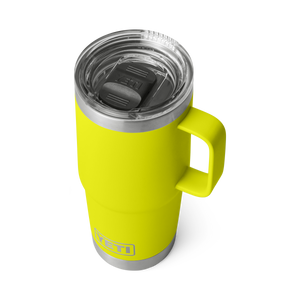 YETI Rambler 20oz Travel Mug: Firefly Yellow