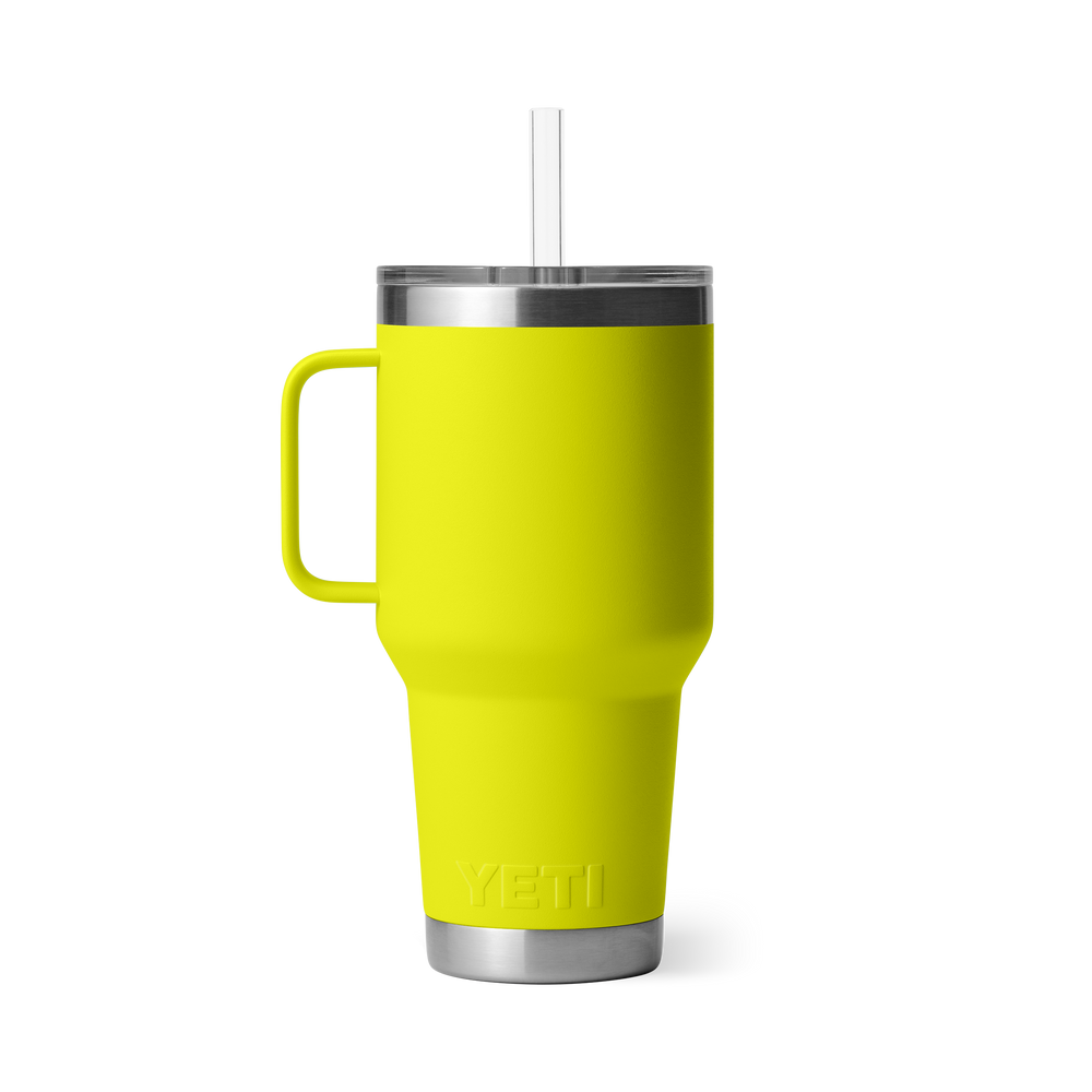YETI Rambler 35oz Straw Mug: Firefly Yellow