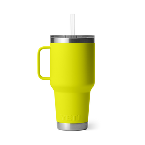 YETI Rambler 35oz Straw Mug: Firefly Yellow