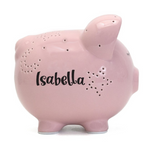 Night Light Piggy Bank | Pink
