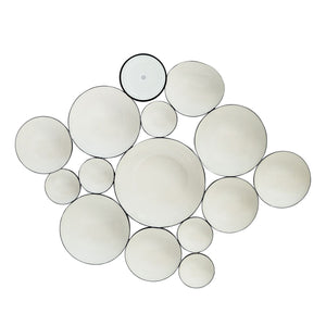 NEW Nora Fleming Black and White Bubble Bowl