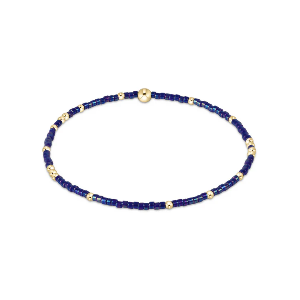 Hope Unwritten Bracelet | Blue Metallic