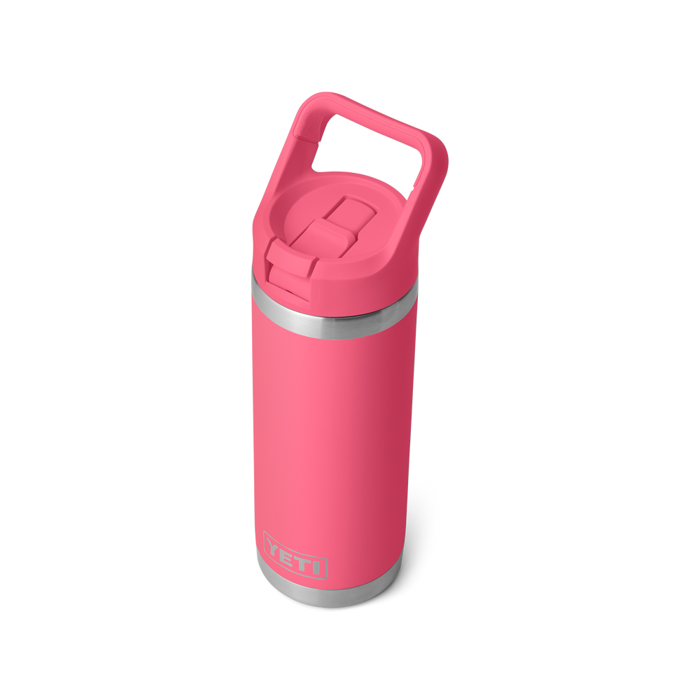YETI Rambler 18oz Color Cap Bottle: Tropical Pink