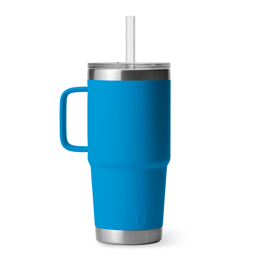 YETI Rambler 25oz Straw Mug: Big Wave Blue
