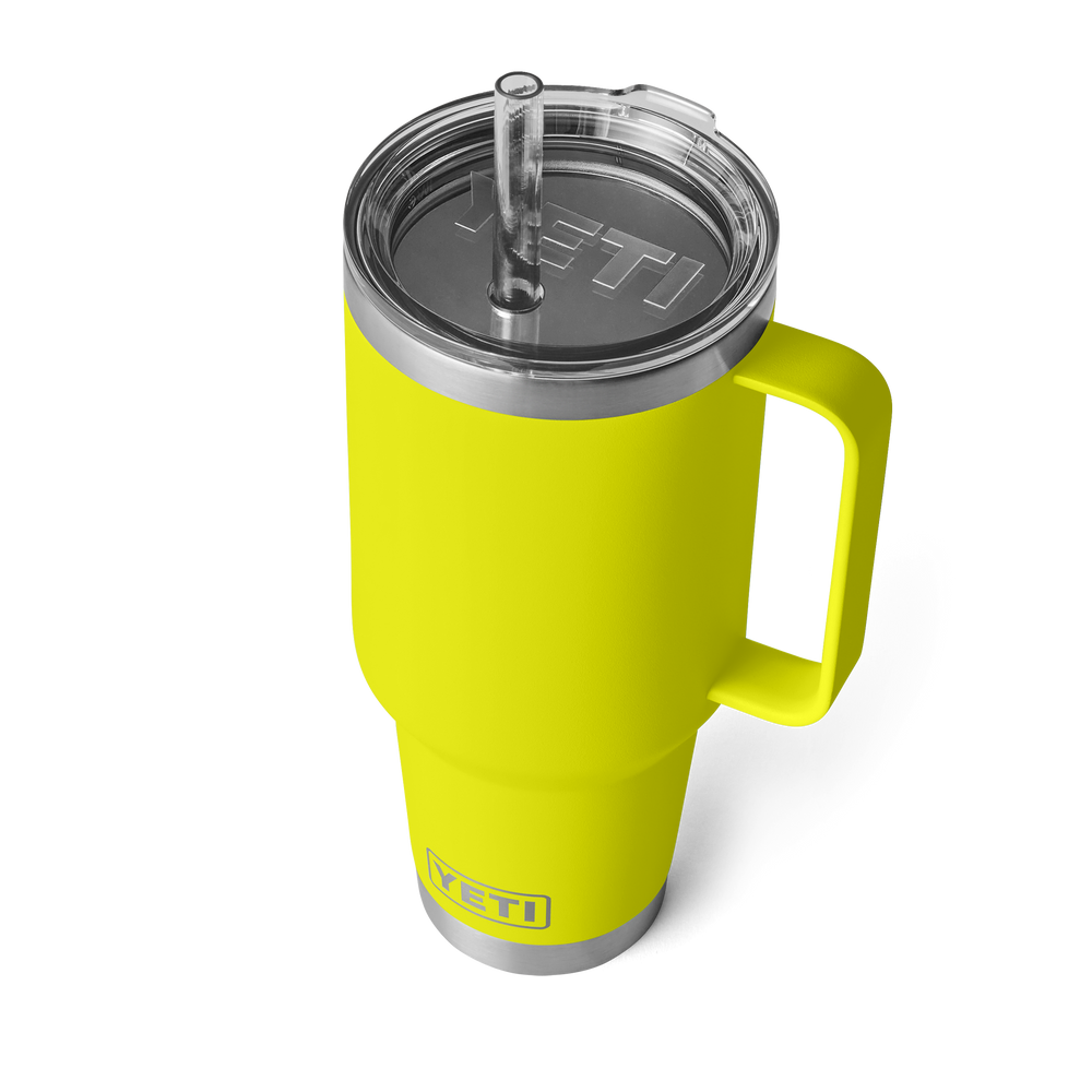 YETI Rambler 42oz Straw Mug: Firefly Yellow