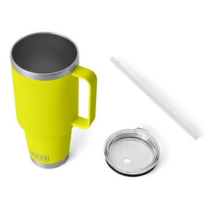 YETI Rambler 42oz Straw Mug: Firefly Yellow