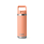 YETI Rambler 18oz Color Cap Bottle: Lowcountry Peach