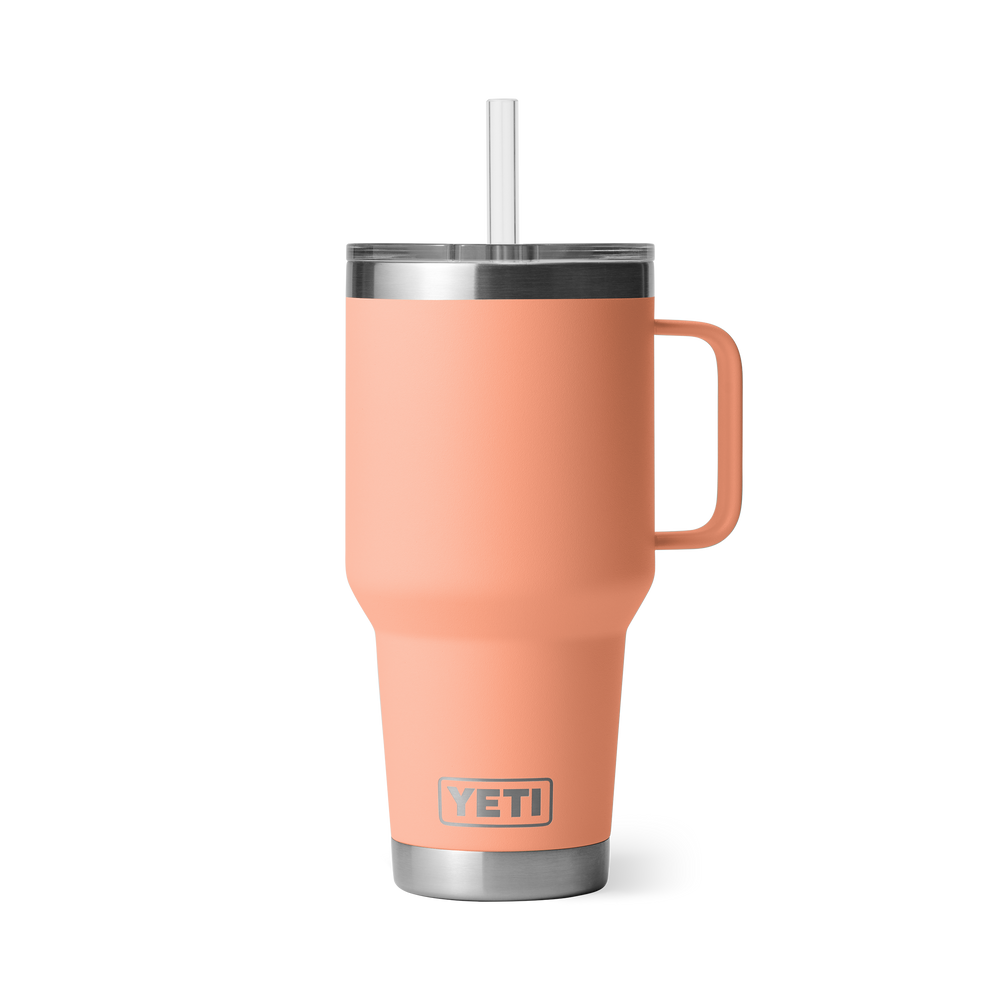 YETI Rambler 35oz Straw Mug: Lowcountry Peach