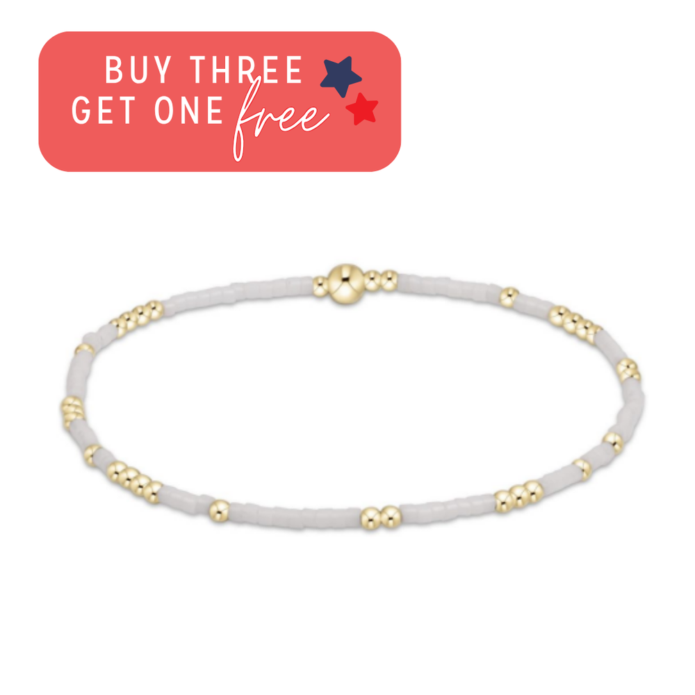 Hope Unwritten Bracelet | White
