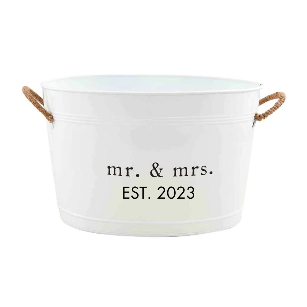 Mr. and Mrs. Beverage Tub