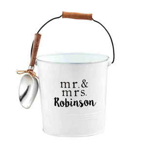 Mr. and Mrs. Ice Bucket Set