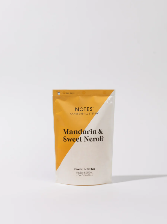 NOTES Candle Refill Kit | Mandarin & Sweet Neroli