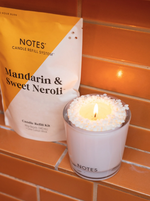 NOTES Candle Refill Kit | Mandarin & Sweet Neroli