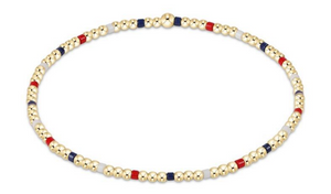 Hope Sincerity Pattern 2mm Bead Bracelet | Firecracker