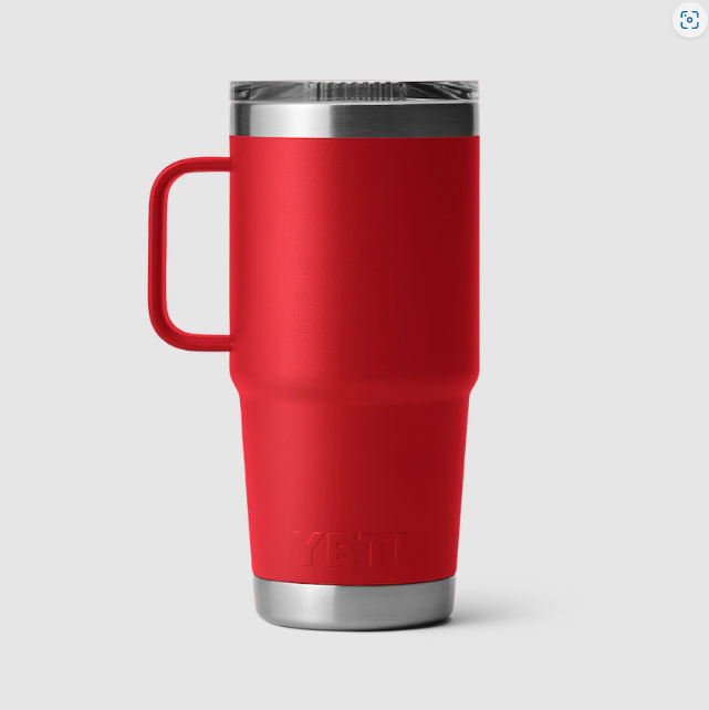 YETI Rambler 20oz Travel Mug: Rescue Red