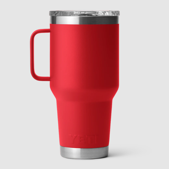 YETI Rambler 30oz Travel Mug: Rescue Red