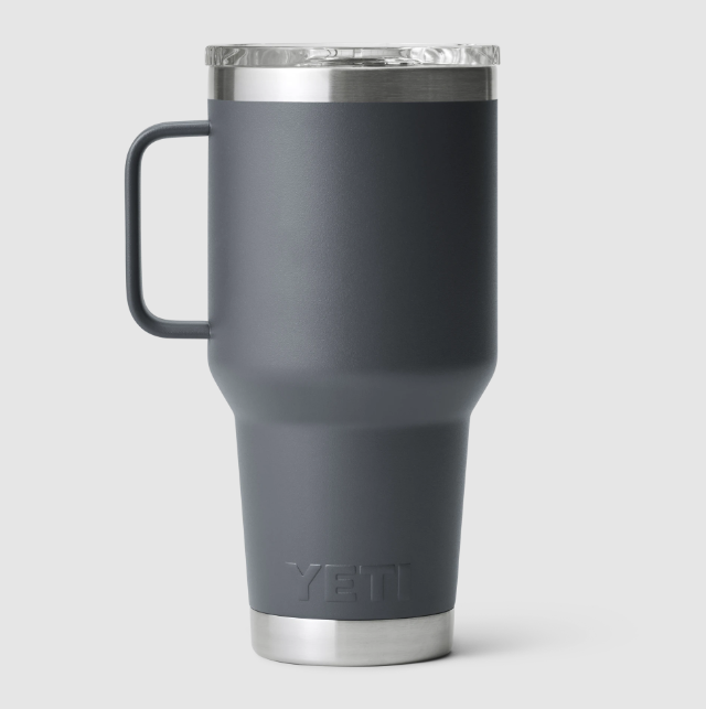 YETI Rambler 30oz Travel Mug: Charcoal